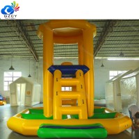 GZCY 0.9mm PVC Tarpaulin Inflatable Lifeguard Tower For Water Park