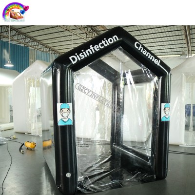 Durable Inflatable disinfection tent like this model of tunnel Large Disinfectant Tunnel