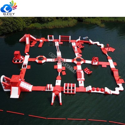 Open Water Play Equipment Giant Inflatable Water Park  Water Game Inflatable For Sale