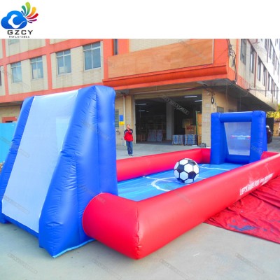 Inflatable soap soccer pitch giant inflatable football fields for sale