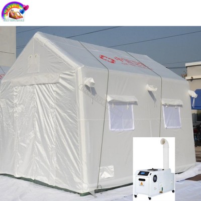 Hot Sale  Isolate Tent Inflatable tunnel with mist system disinfection tent tunnel