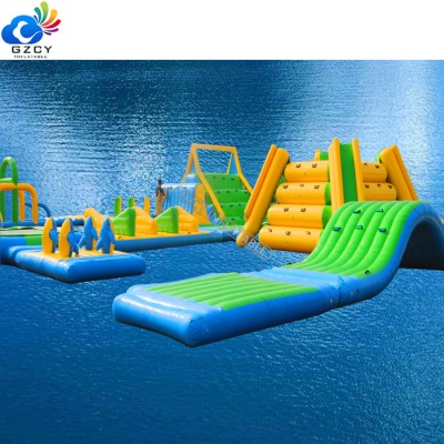 150 capacity Lake Inflatables Water Games Inflatable Water Park Games For Adults