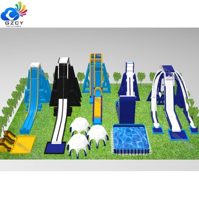 Crazy Amusement Park Rides China Inflatable Theme Park For Sale