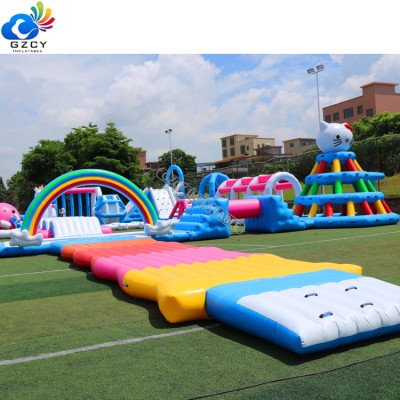 Newest Water Amusement Park Floating Water Aqua Park Inflatable Sea Water Park